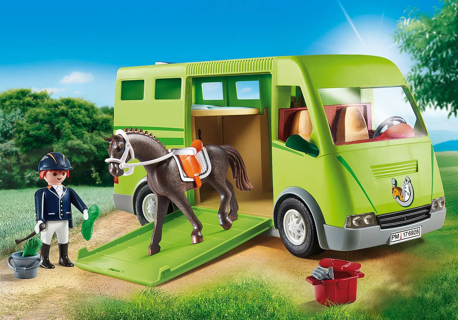 Set de joaca Playmobil Horse Transporter (PM6928)