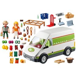 Set de joaca Playmobil Mobile Farm Market 1.2.3 PM70134