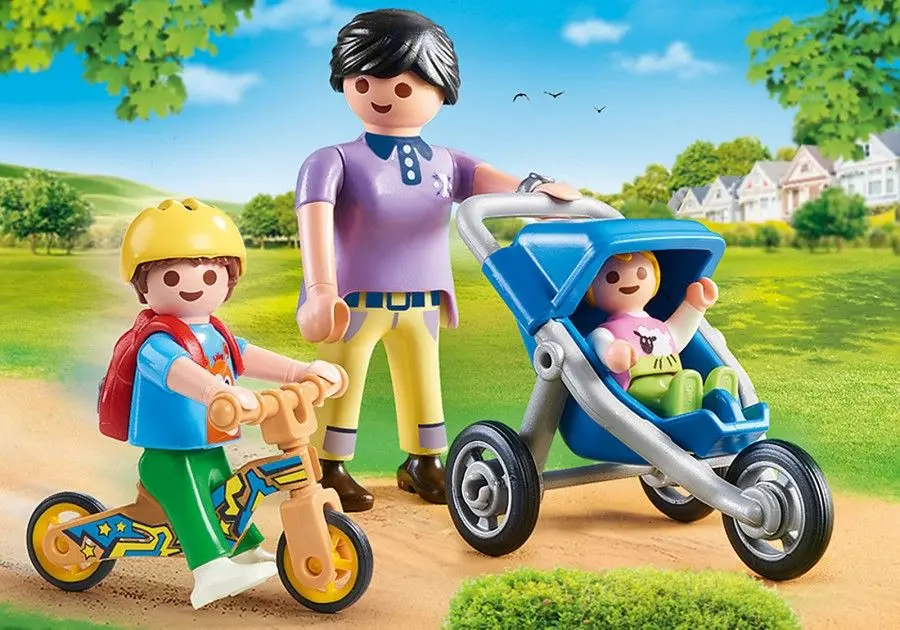 Set de joacă Playmobil Mother with Children 70284