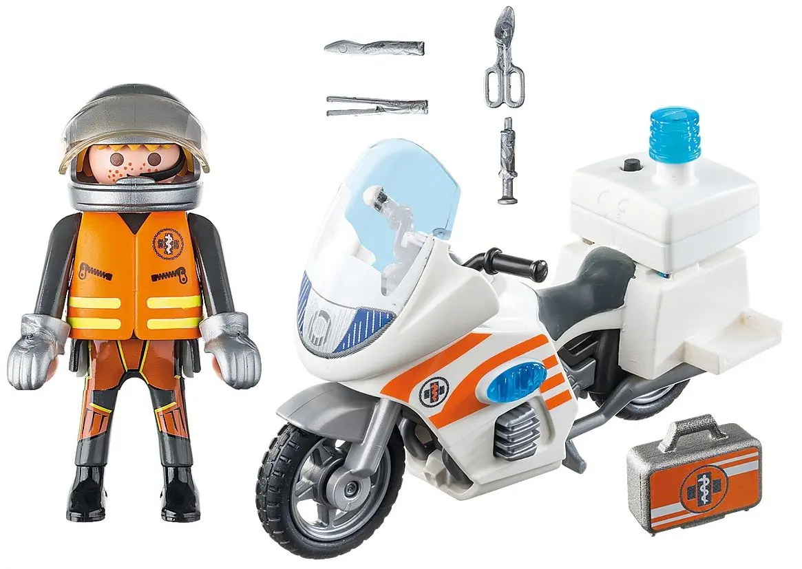 Set de joaca Playmobil PM70051 Emergency Motorbike