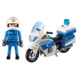 Set de joaca Playmobil Police Bike with LED Light (PM6923)