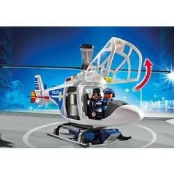 Игровой набор Playmobil Police Helicopter with LED Searchlight PM6921 Thumb