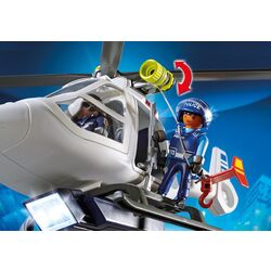 Игровой набор Playmobil Police Helicopter with LED Searchlight PM6921 Thumb