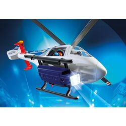 Игровой набор Playmobil Police Helicopter with LED Searchlight PM6921 Thumb