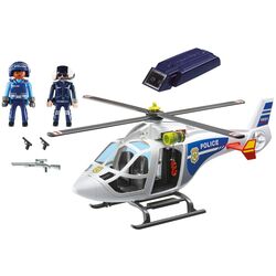 Игровой набор Playmobil Police Helicopter with LED Searchlight PM6921