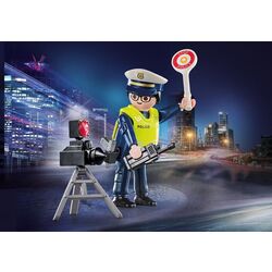 Set de joacă Playmobil Police Officer with Speed Trap 70305 Thumb