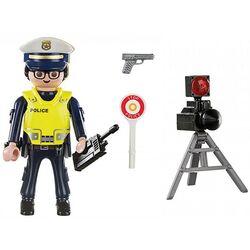 Set de joacă Playmobil Police Officer with Speed Trap 70305