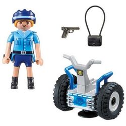 Set de joacă Playmobil Policewoman with Balance Racer 6877