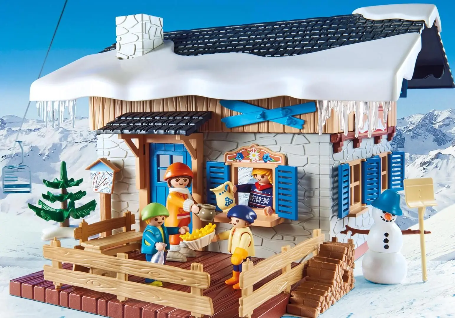 Set de joaca Playmobil Ski Lodge PM9280