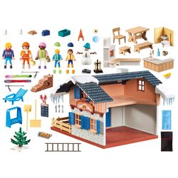 Set de joaca Playmobil Ski Lodge PM9280