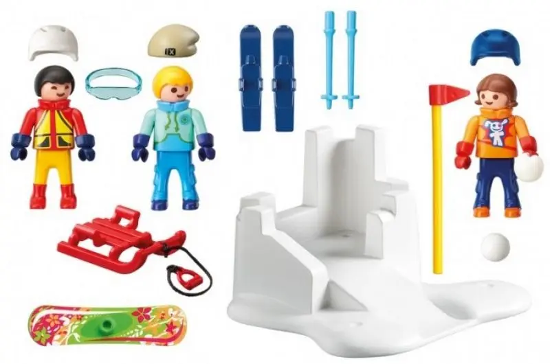 Set de joacă Playmobil Snowball Fight 9283