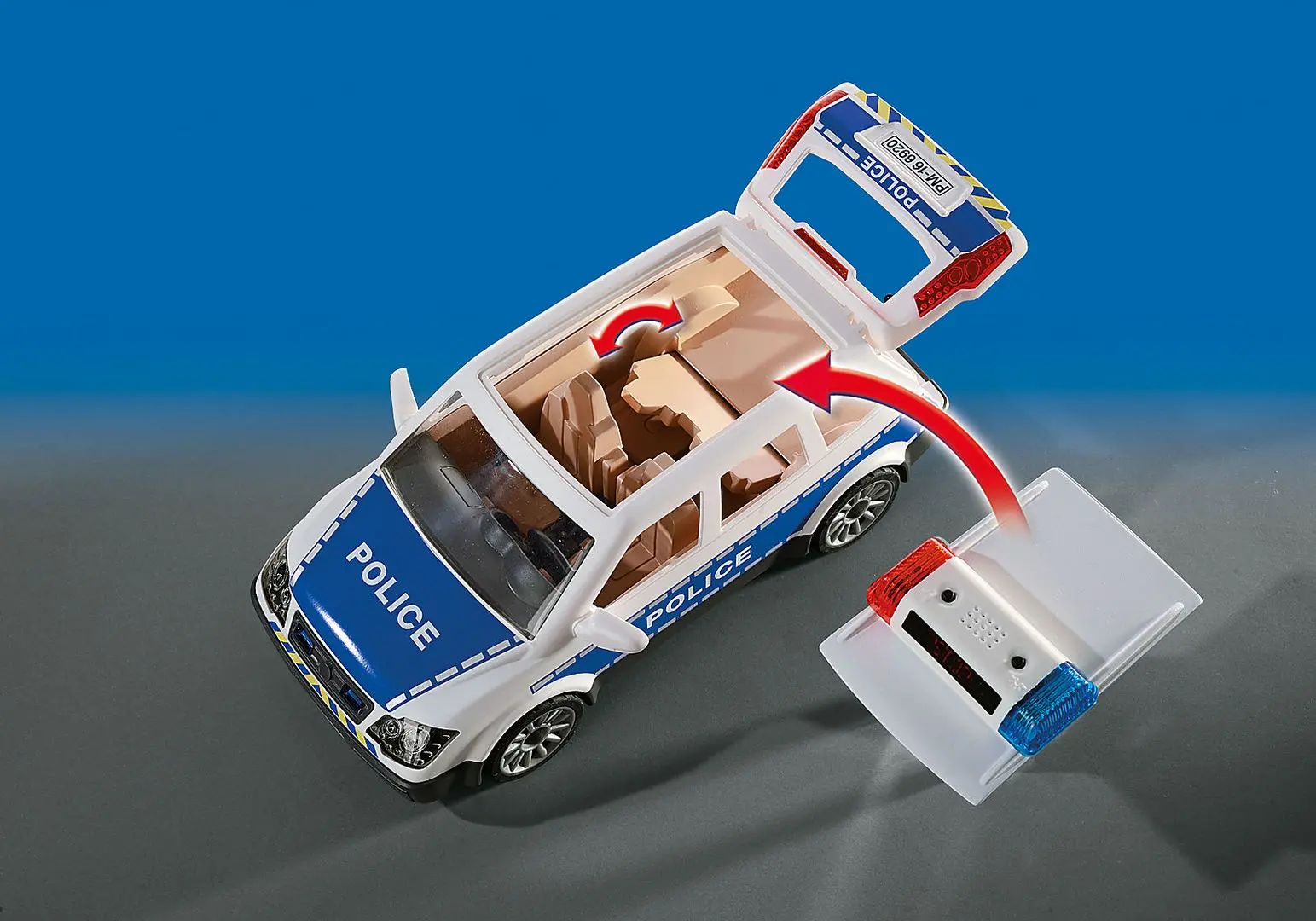 Игровой набор Playmobil Squad Car with Lights and Sound PM6920 - 6