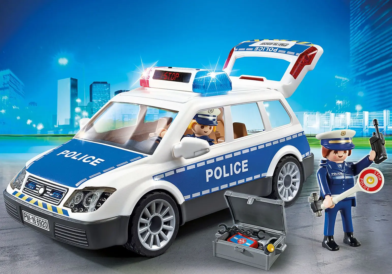Игровой набор Playmobil Squad Car with Lights and Sound PM6920 - 3