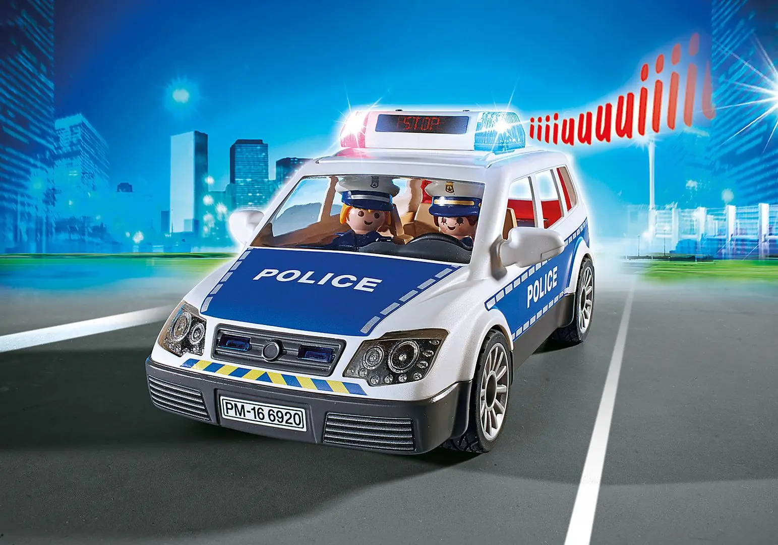 Игровой набор Playmobil Squad Car with Lights and Sound PM6920 - 5