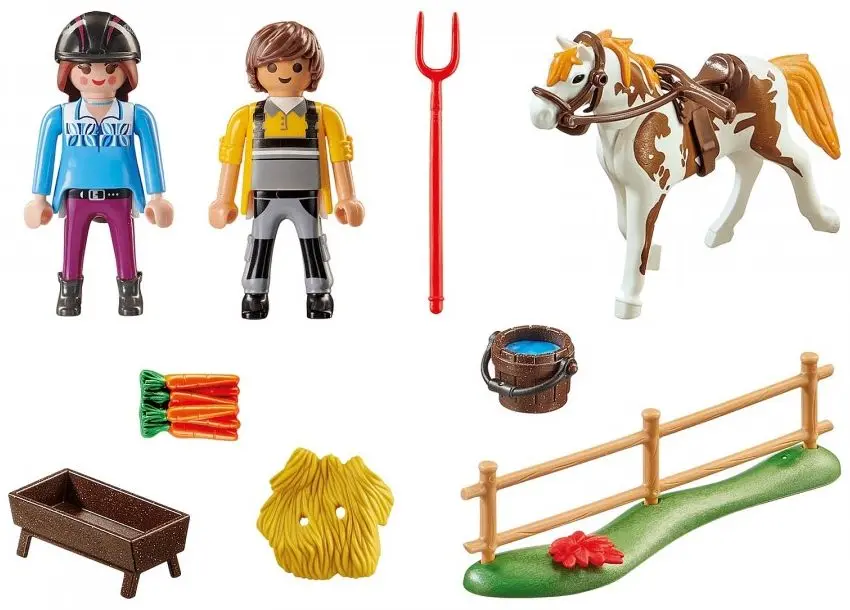 Игровой набор Playmobil Starter Pack Horseback Riding 70505