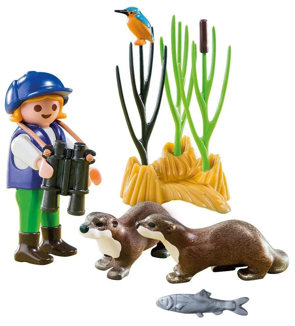 Set de joaca Playmobil Young Explorer with Otters (PM5376)