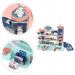 Игровой набор Procart Super Auto Vehicles Building (White/Blue) Thumb
