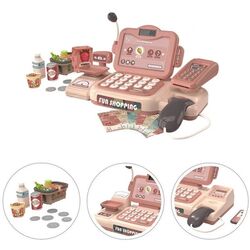 Игрушечный кассовый аппарат с аксессуарами Procart 483432 (Pink) Thumb
