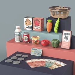 Игрушечный кассовый аппарат с аксессуарами Procart 483432 (Pink) Thumb