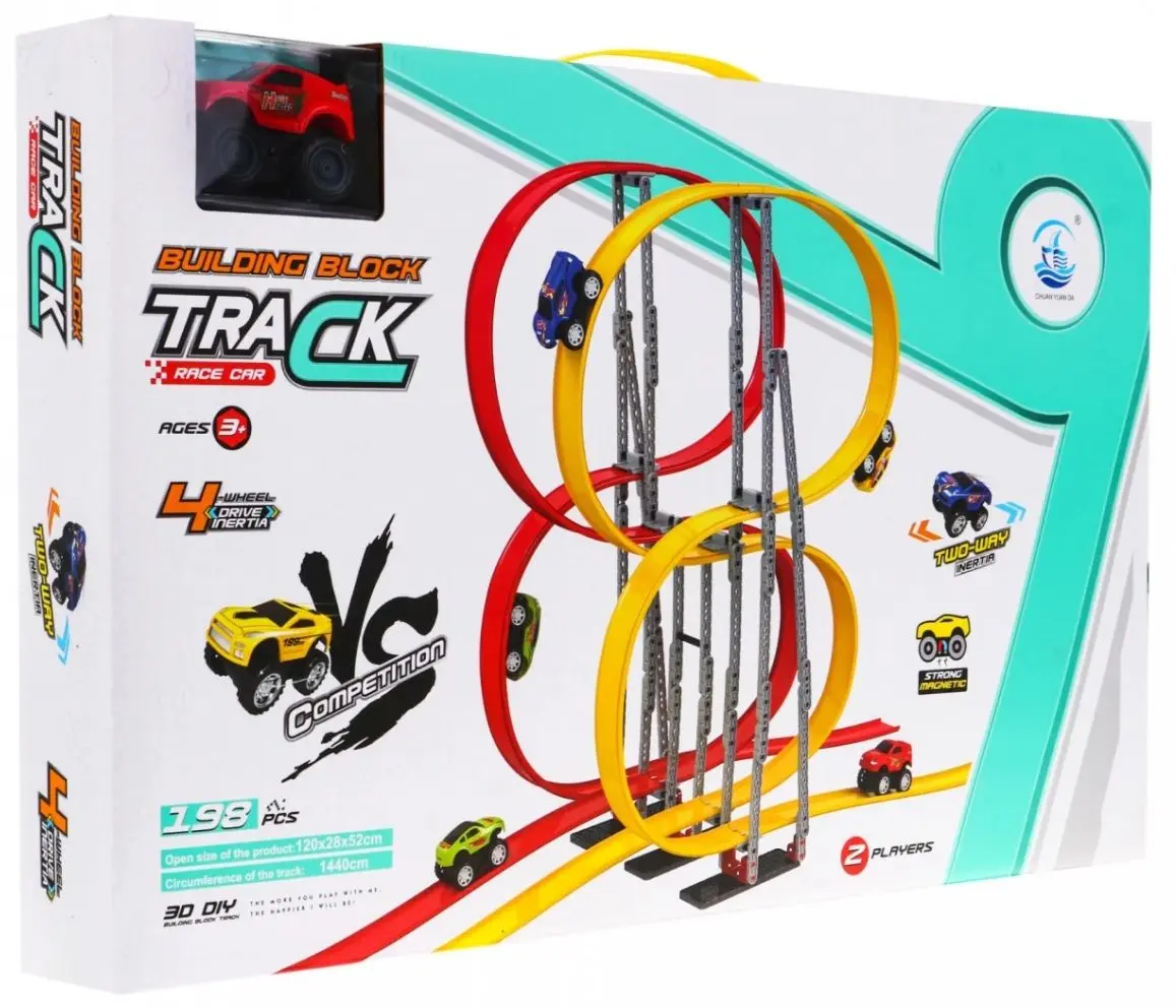 Set de joaca Ramiz Mega Extramal Racetrack (Yellow/Red)