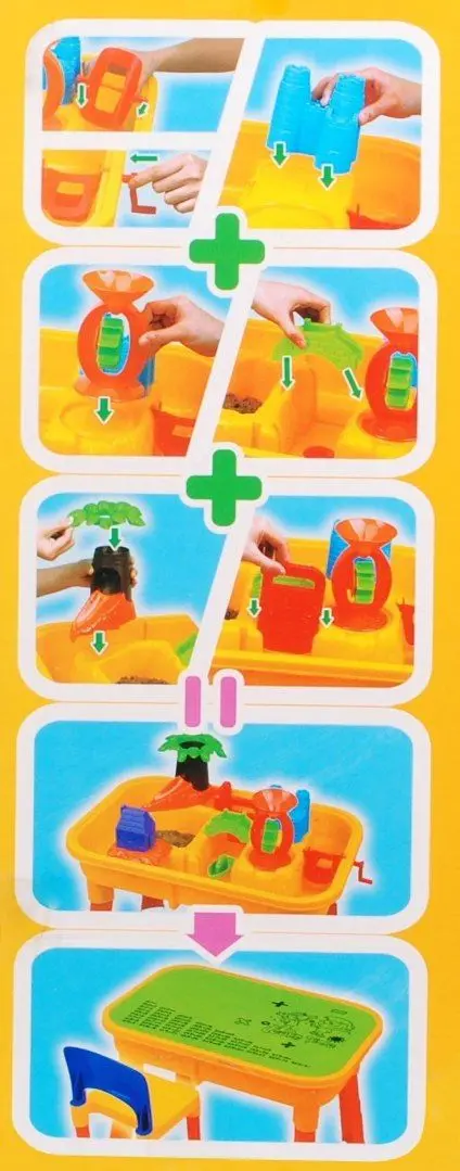 Set de joaca Ramiz Sand and Water Table (Orange)