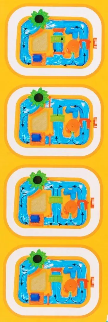 Set de joaca Ramiz Sand and Water Table (Orange)