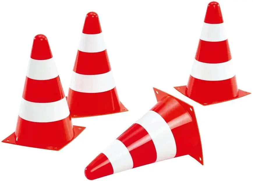 Set conuri de trafic RollyToys 409495 (Red/White)