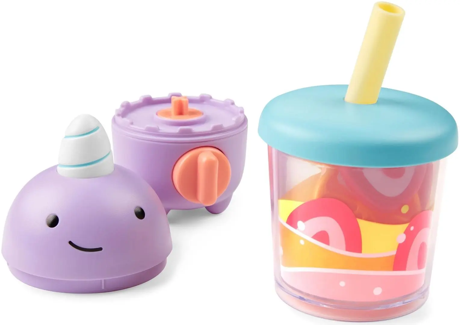 Set de joaca Skip Hop Zoo Shake it Up Smoothie (Narwhal)