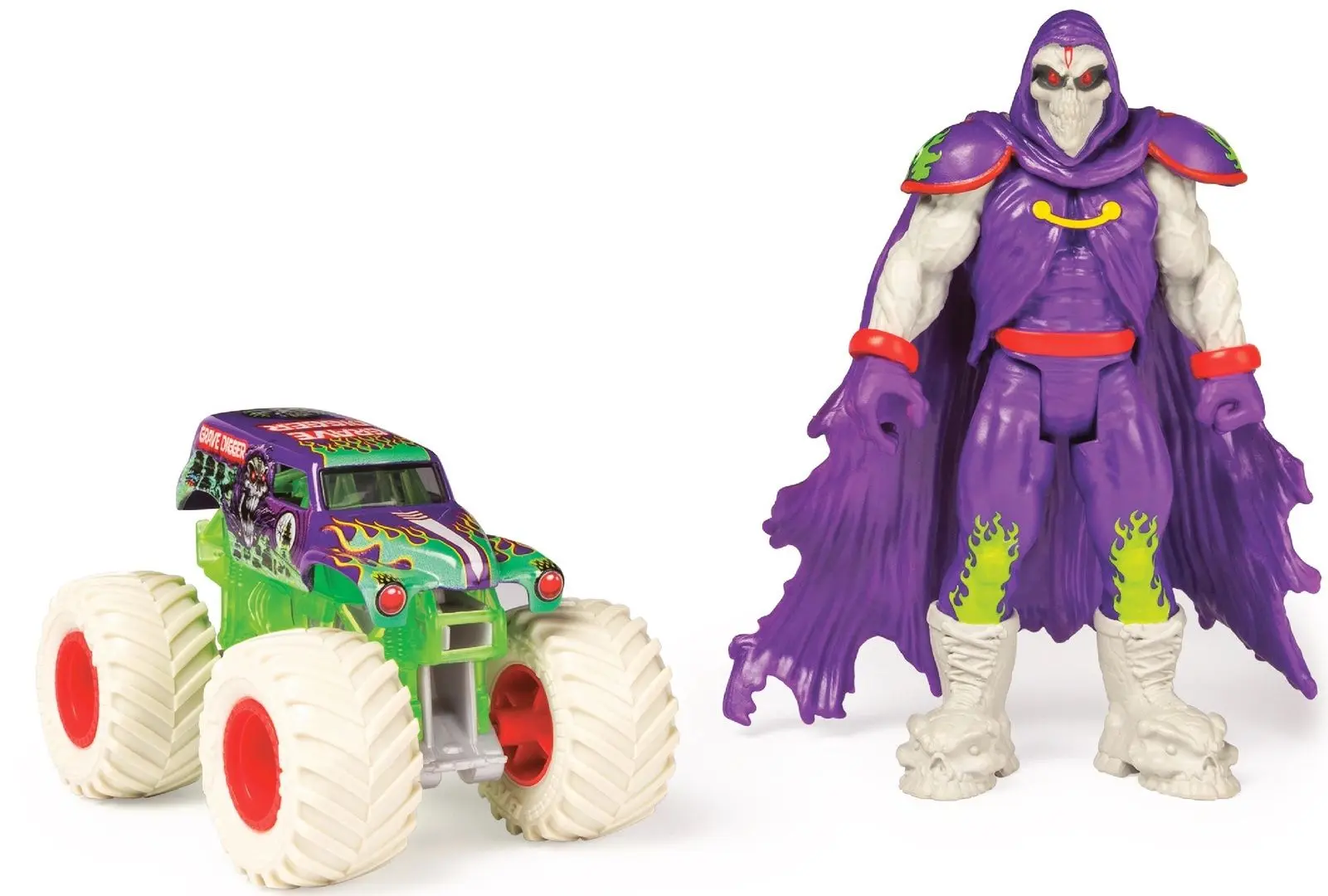 Set de joaca Spin Master Monster Jam Grave Digger 6055108/20121072 (Purple/Green)