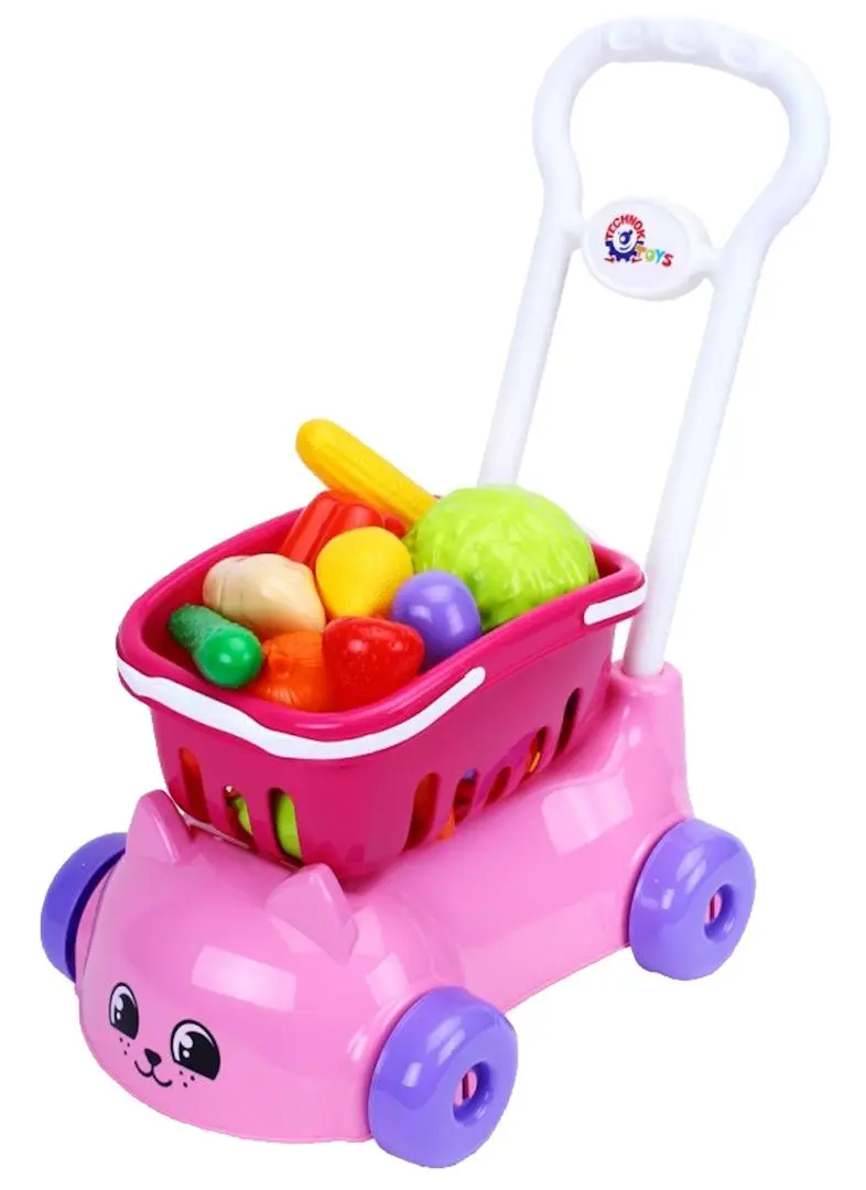 Set de joaca ТехноК Shopping Cart 7563 (Pink/Purple)