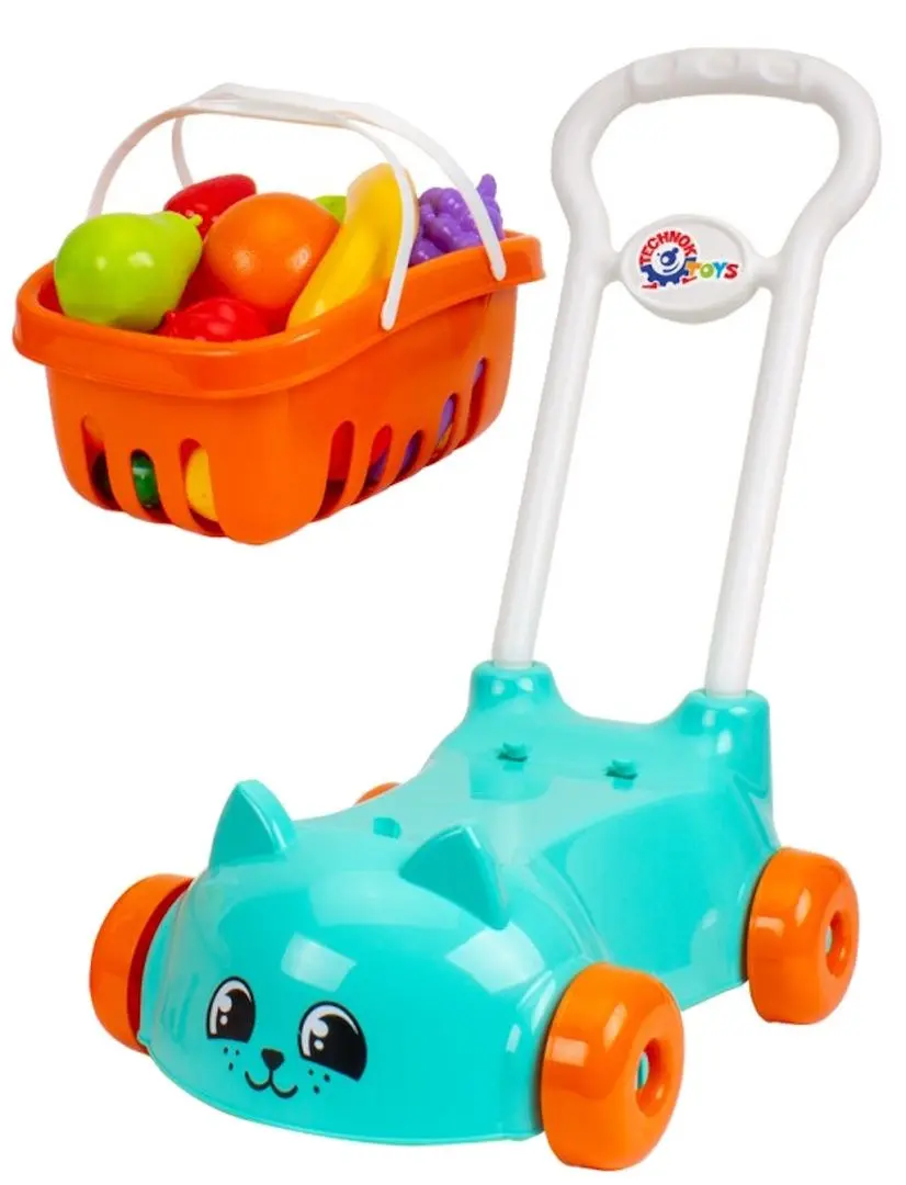 Set de joaca ТехноК Shopping Cart 7570 (Blue/Orange)