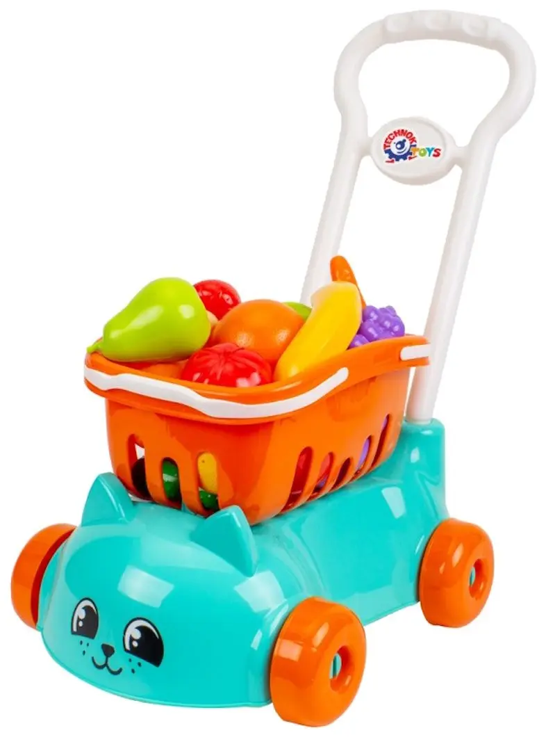 Set de joaca ТехноК Shopping Cart 7570 (Blue/Orange)