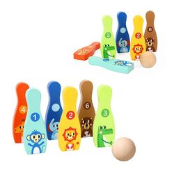 Игровой набор Tooky Toy Bowling Skittles TH295 (Multicolored) Thumb