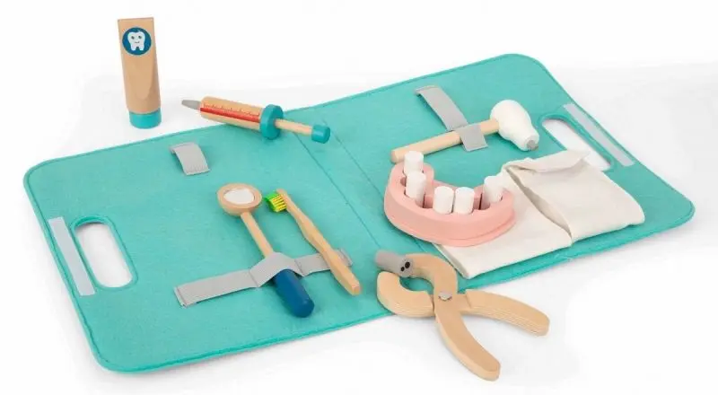 Игровой набор Tooky Toy Little Dentist TH164 (Turquoise/Natural) - 3