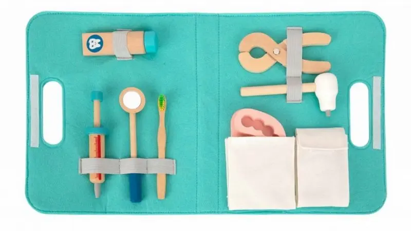 Игровой набор Tooky Toy Little Dentist TH164 (Turquoise/Natural) - 4