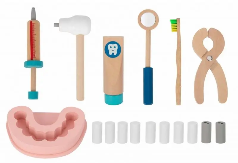 Игровой набор Tooky Toy Little Dentist TH164 (Turquoise/Natural) - 6