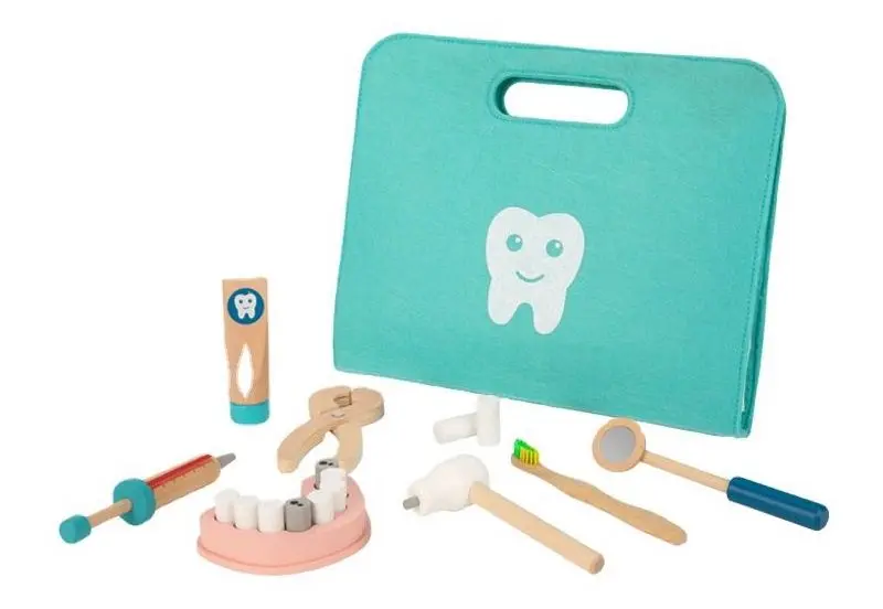 Игровой набор Tooky Toy Little Dentist TH164 (Turquoise/Natural)