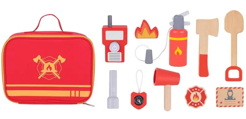 Игровой набор Tooky Toy Little Fireman TK317 (Red/Natural) - 2