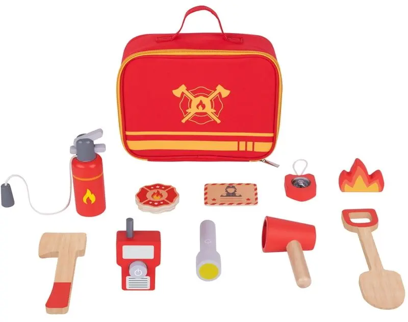 Игровой набор Tooky Toy Little Fireman TK317 (Red/Natural)