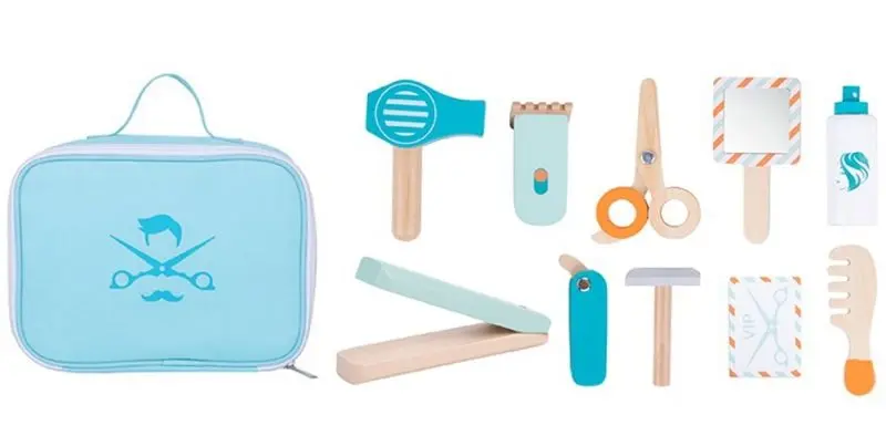 Игровой набор Tooky Toy Little Hairdresser TK318 (Blue) - 2