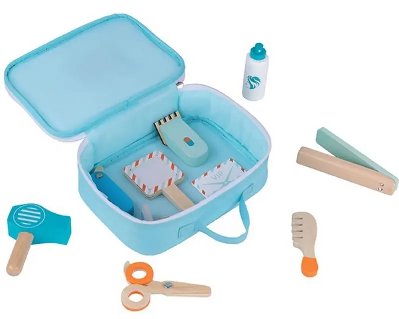 Игровой набор Tooky Toy Little Hairdresser TK318 (Blue) - 3