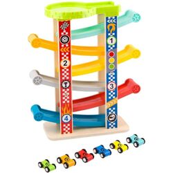 Set de joaca Tooky Toy Sliding Tower Car Run Large (Multicolor)