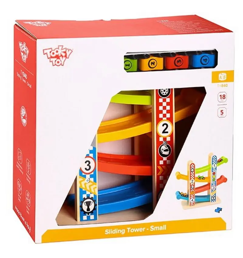 Set de joaca Tooky Toy Sliding Tower TY840 (Multicolor) - 4