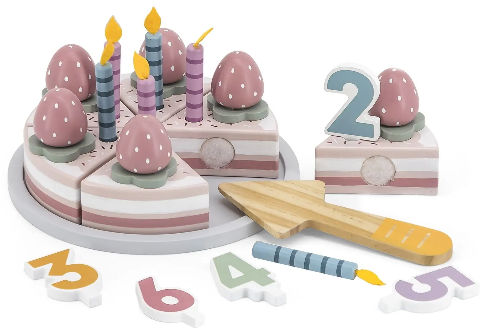 Игровой набор Viga Toys Birthday Cake 44060 (Multicolor)