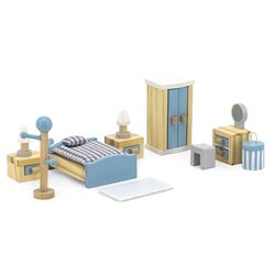 Set de joaca Viga Toys Main Bedroom 44035 (Natural/Blue)