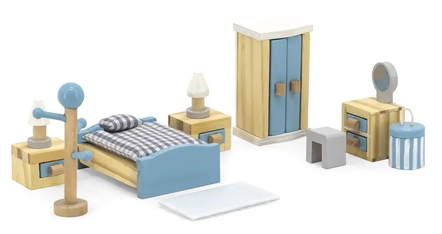 Set de joaca Viga Toys Main Bedroom 44035 (Natural/Blue)