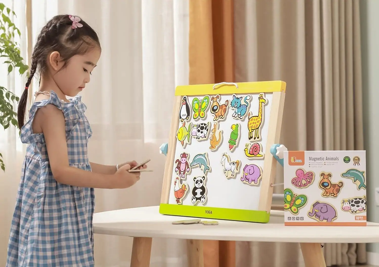 Набор магнитных фигурок Viga Toys Animals 58923 - 9
