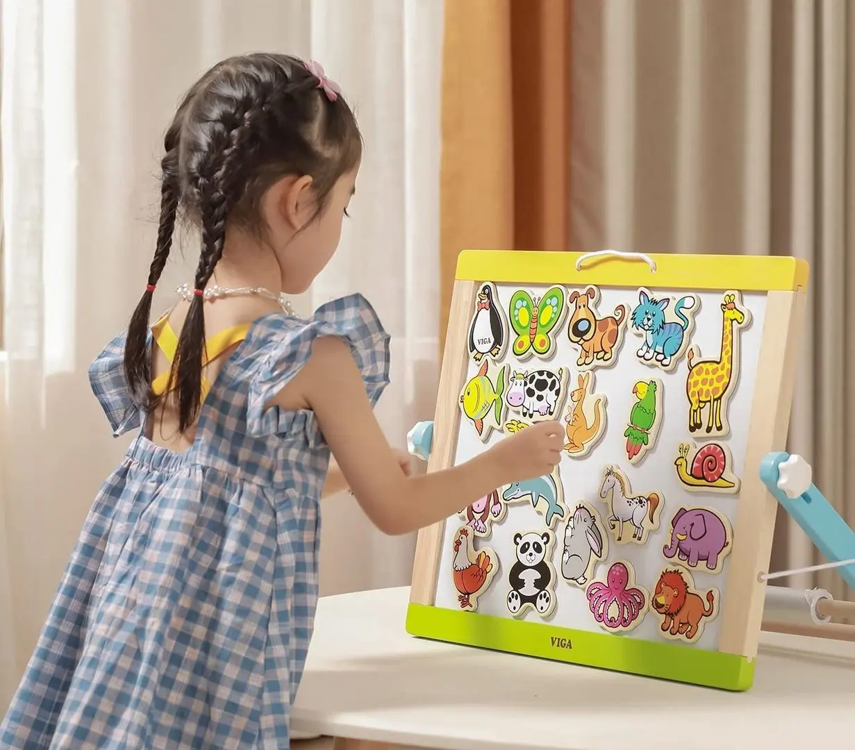 Набор магнитных фигурок Viga Toys Animals 58923 - 10