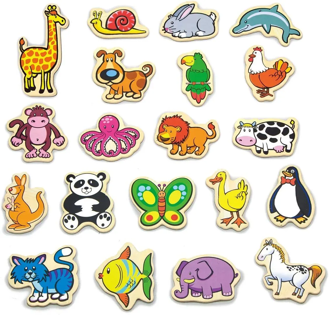 Набор магнитных фигурок Viga Toys Animals 58923