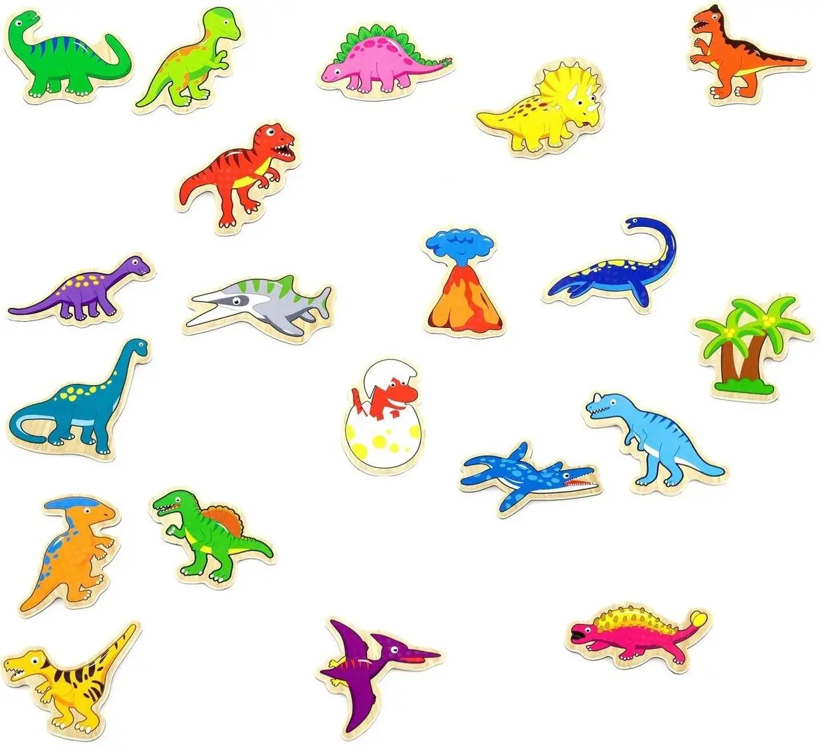 Набор магнитных фигурок Viga Toys Dinosaurs 50289